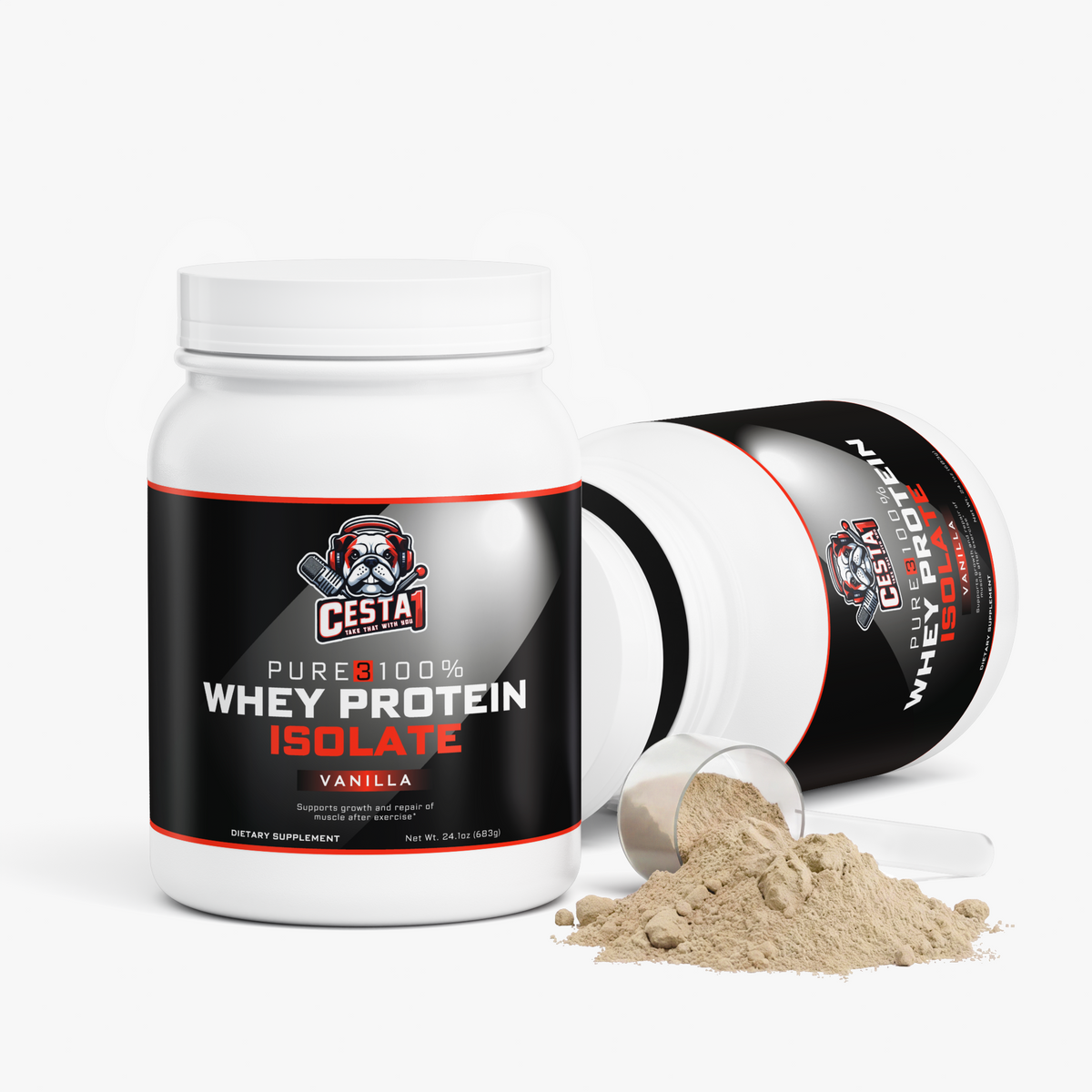 Pure3 100% Whey Protein Isolate (Vanilla)